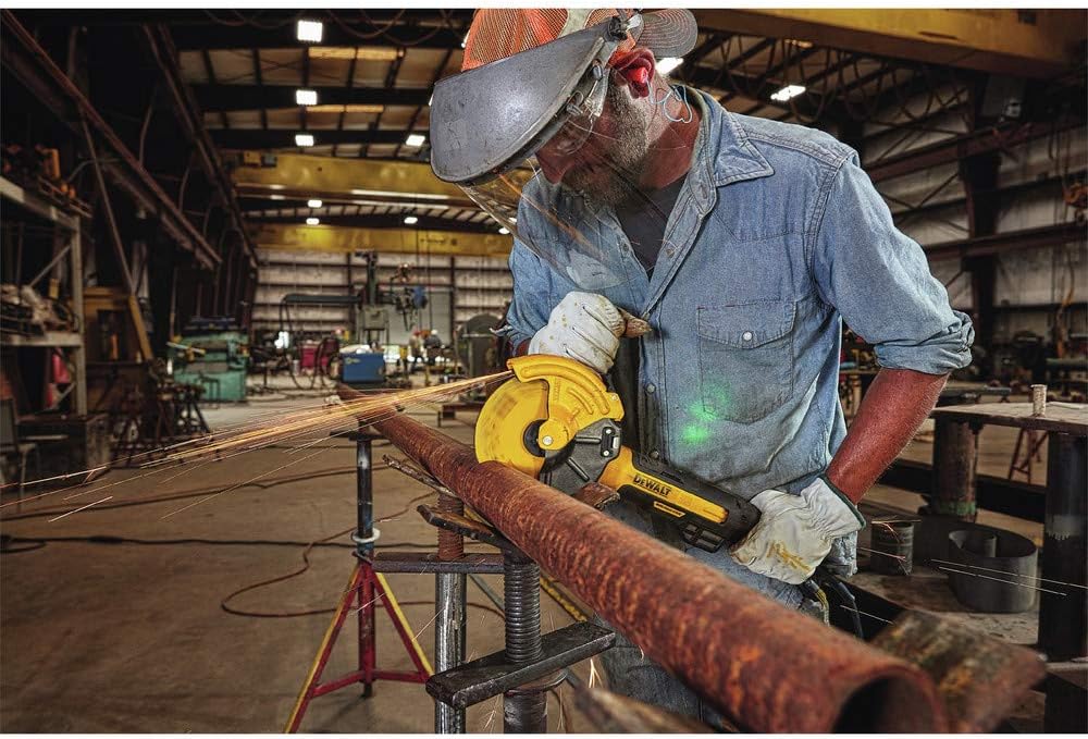 DEWALT DWE46266N,  5 in. / 6 in. Brushless Small Angle Grinder, Rat Tail, with Adjustable Cut-Off Guard, Kickback Brake, No Lock - Image 3