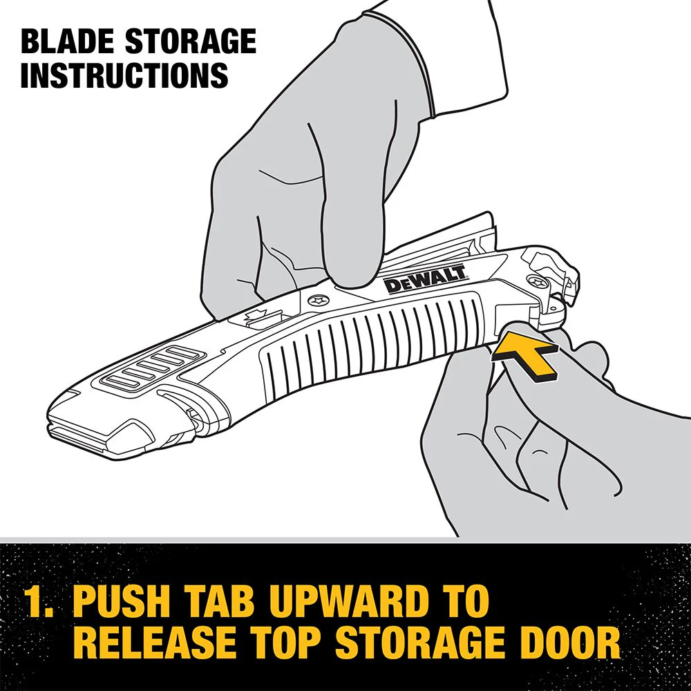 DEWALT DWHT10295, Premium Retractable Utility Knife - Image 8