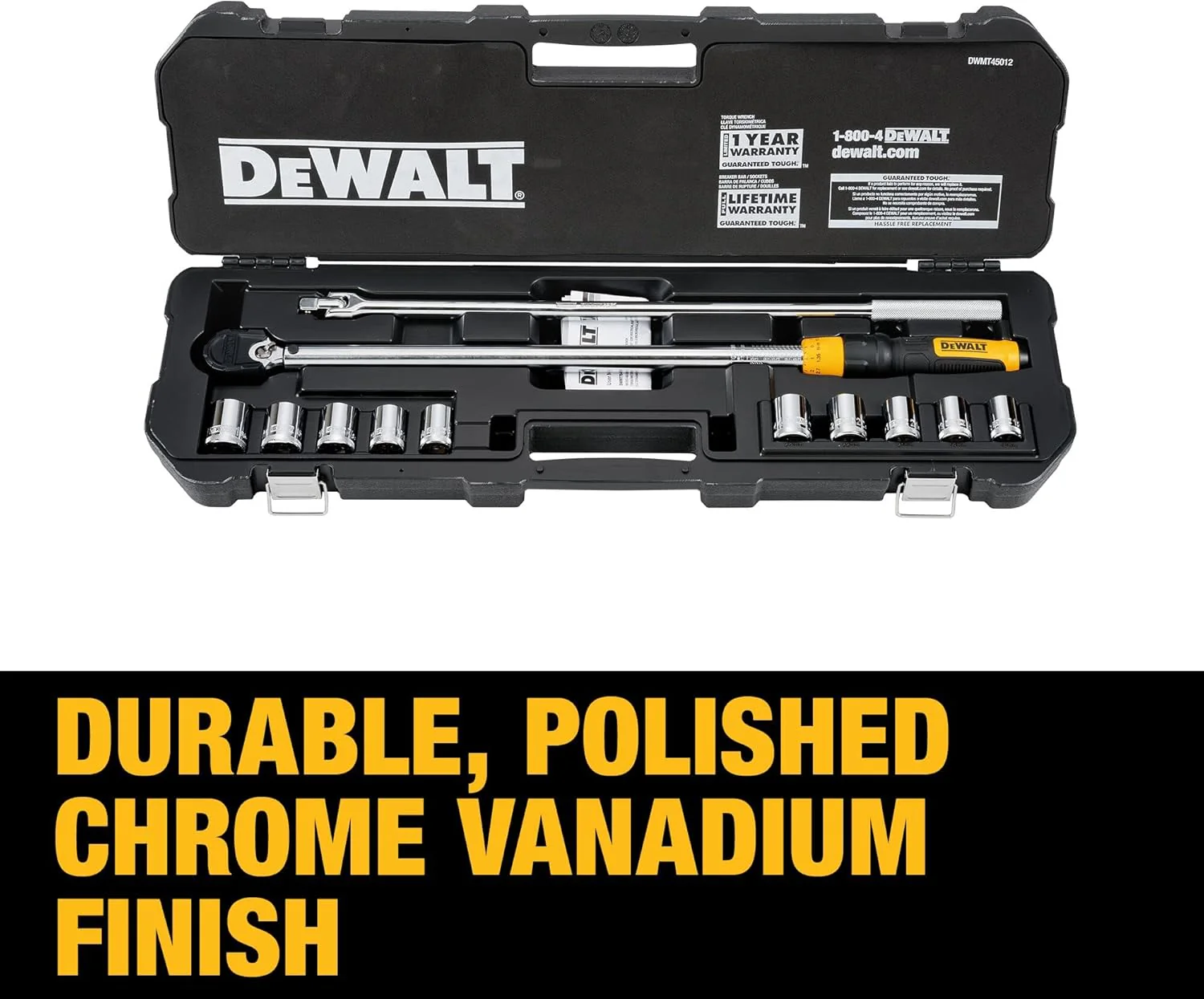 DEWALT DWMT45012, 12 pc. Torque Wrench Set - Image 3