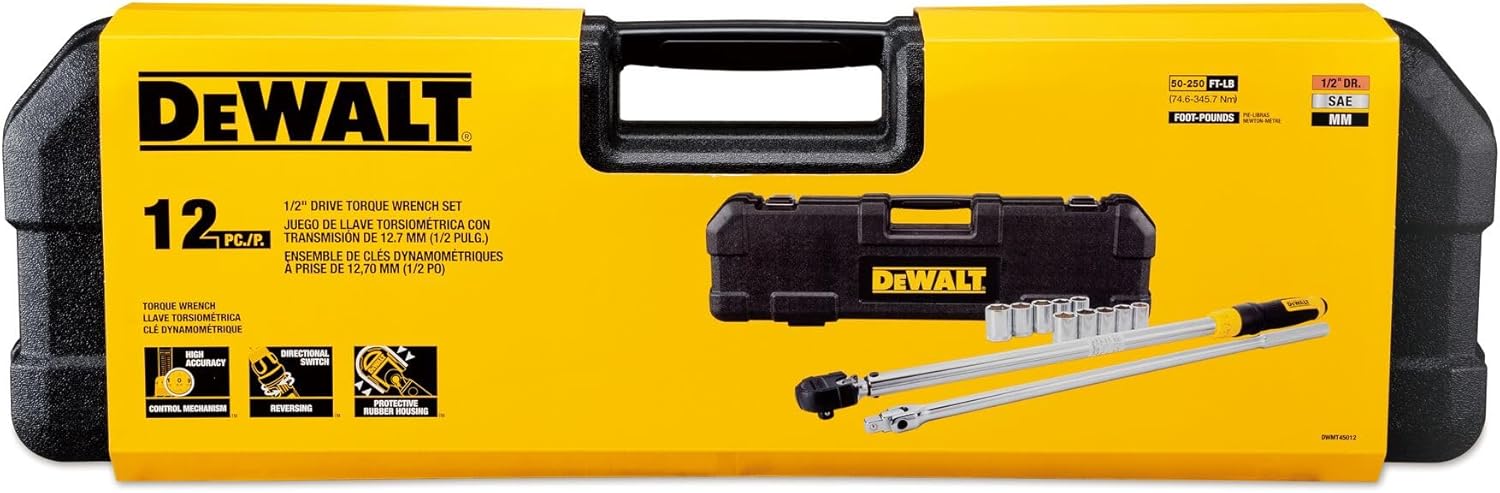 DEWALT DWMT45012, 12 pc. Torque Wrench Set - Image 8