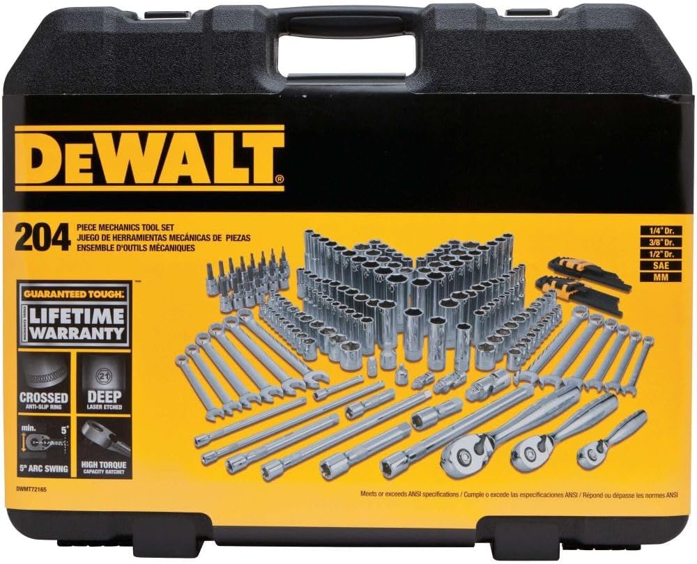 DEWALT DWMT72165, 204 pc Mechanics Tool Set - Image 6
