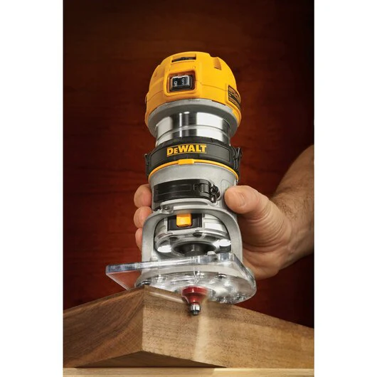 DEWALT DWP611, 1.25 HP Max Torque Variable Speed Compact Router with LED's - Image 5