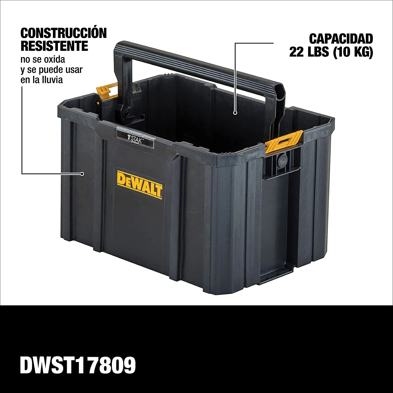DEWALT DWST17809, TSTAK Open Tote - Image 3