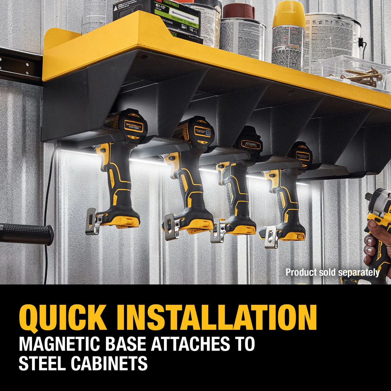 DEWALT DWST98280, 25In Magnetic Led Strip Light - Image 4