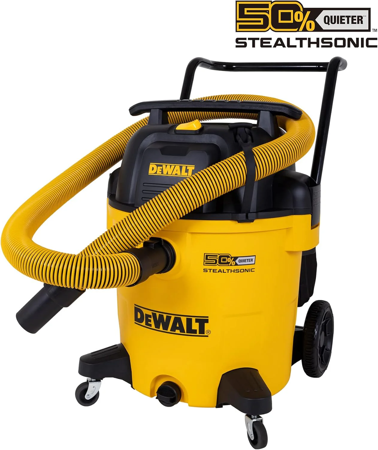 DEWALT DXV16PQTA, 16 Gallon STEALTHSONIC Ultra Quiet Poly Shop Vacuum Wet/Dry - Image 6