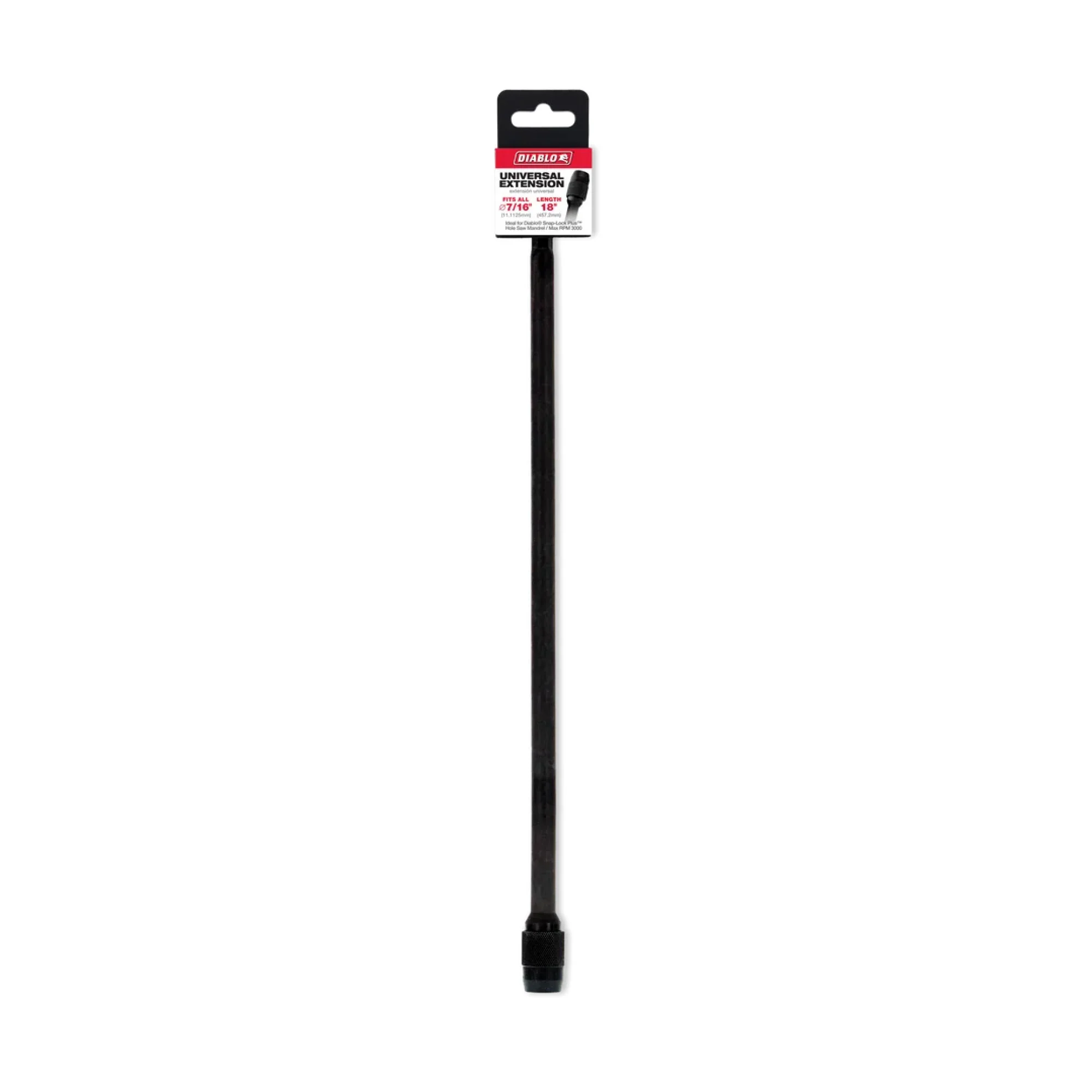 Diablo DHS500XT18, 7/16" x 18" Snap Lock Extension - Image 5