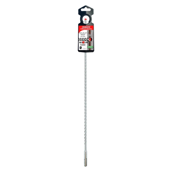 Diablo DMAPL4130, Rebar Demon™ SDS-Plus 4-Cutter Full Carbide Head Hammer Drill Bit 5/16" x 16" x 18" - Image 2