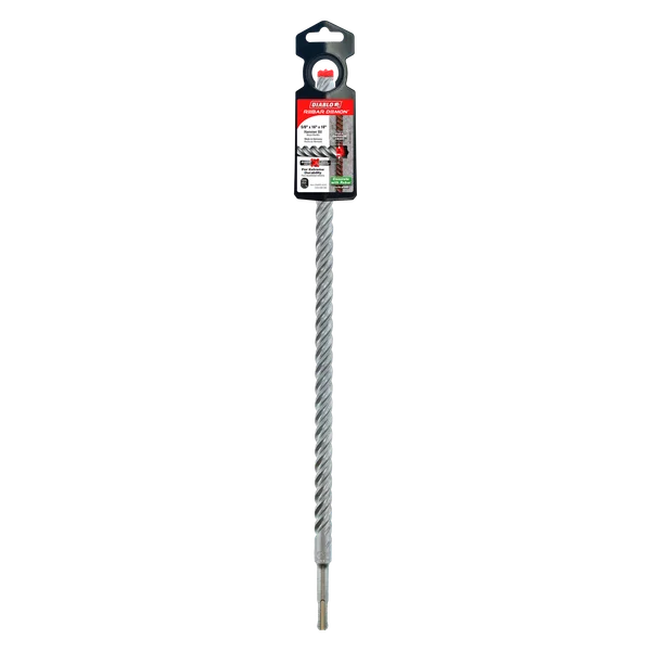 Diablo DMAPL4240, Rebar Demon™ SDS-Plus 4-Cutter Full Carbide Head Hammer Drill Bit 5/8" x 16" x 18" - Image 2