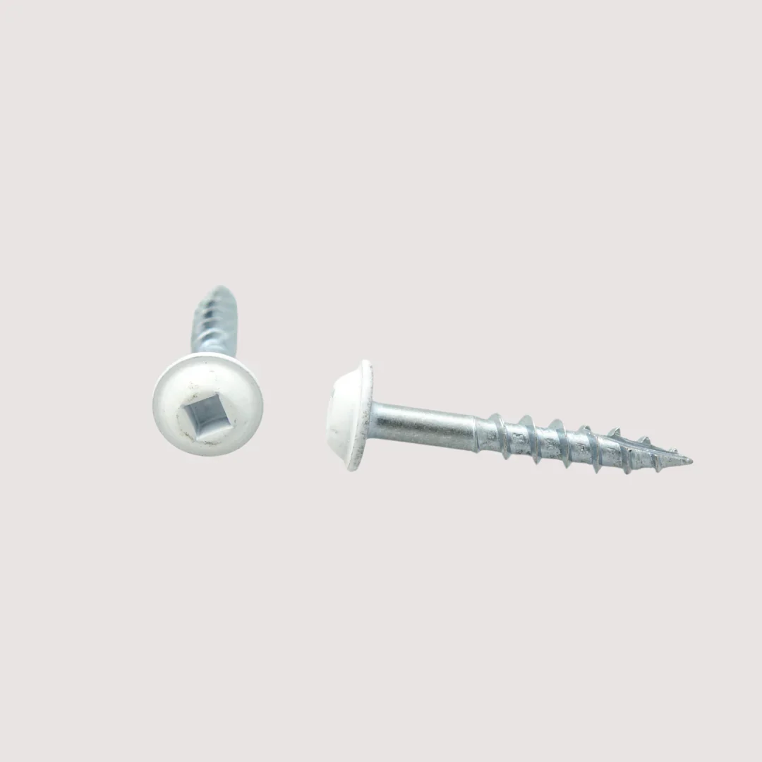 Eurofit 080212RWH9, #8 X 2-1/2 Round Washer Head Screw Type 17 White Head (500/Box) - Image 2