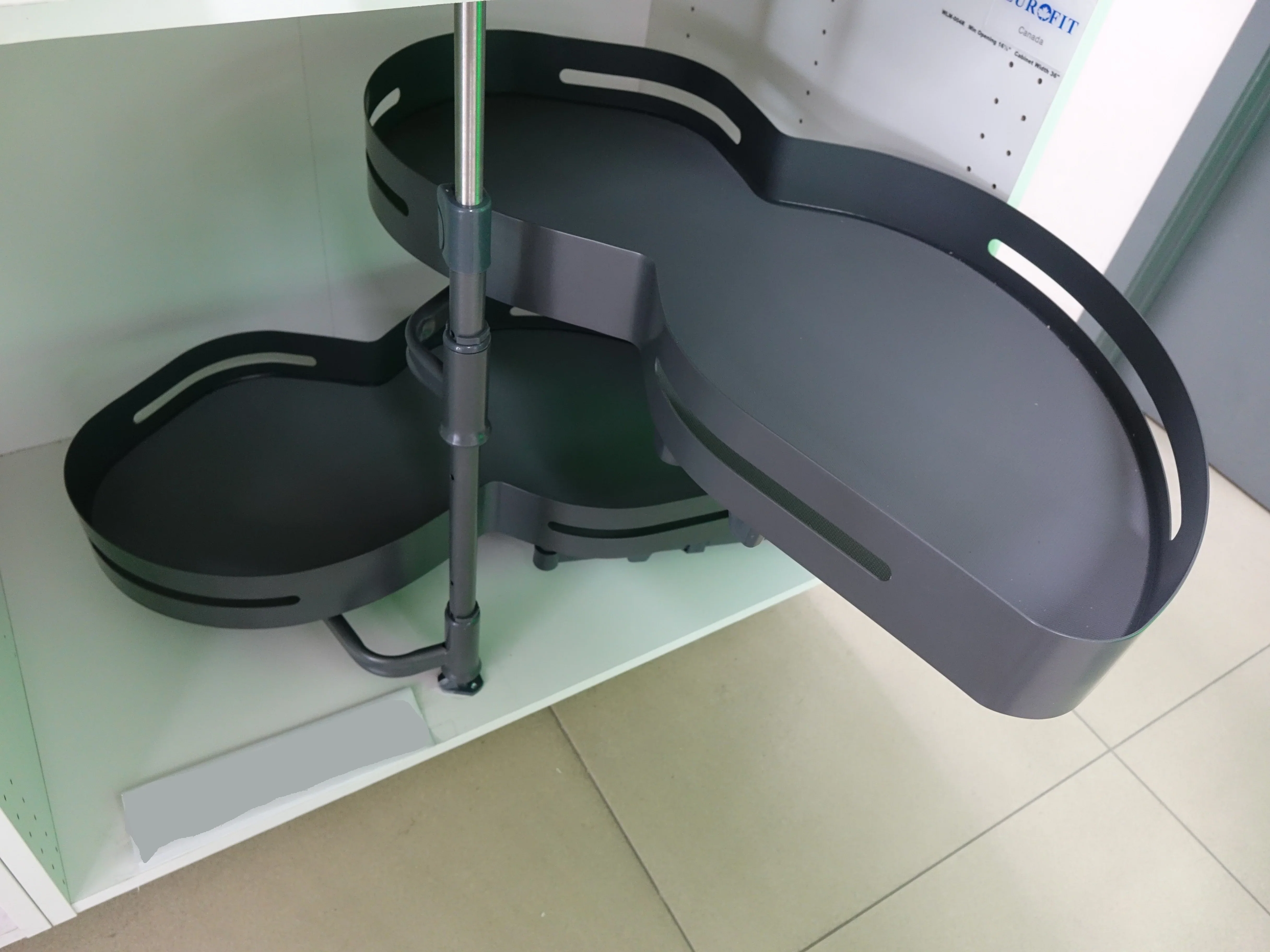 Eurofit WLM-004R, Peanut Shape Blind Corner (Right Swing in Grey Color) - Image 4