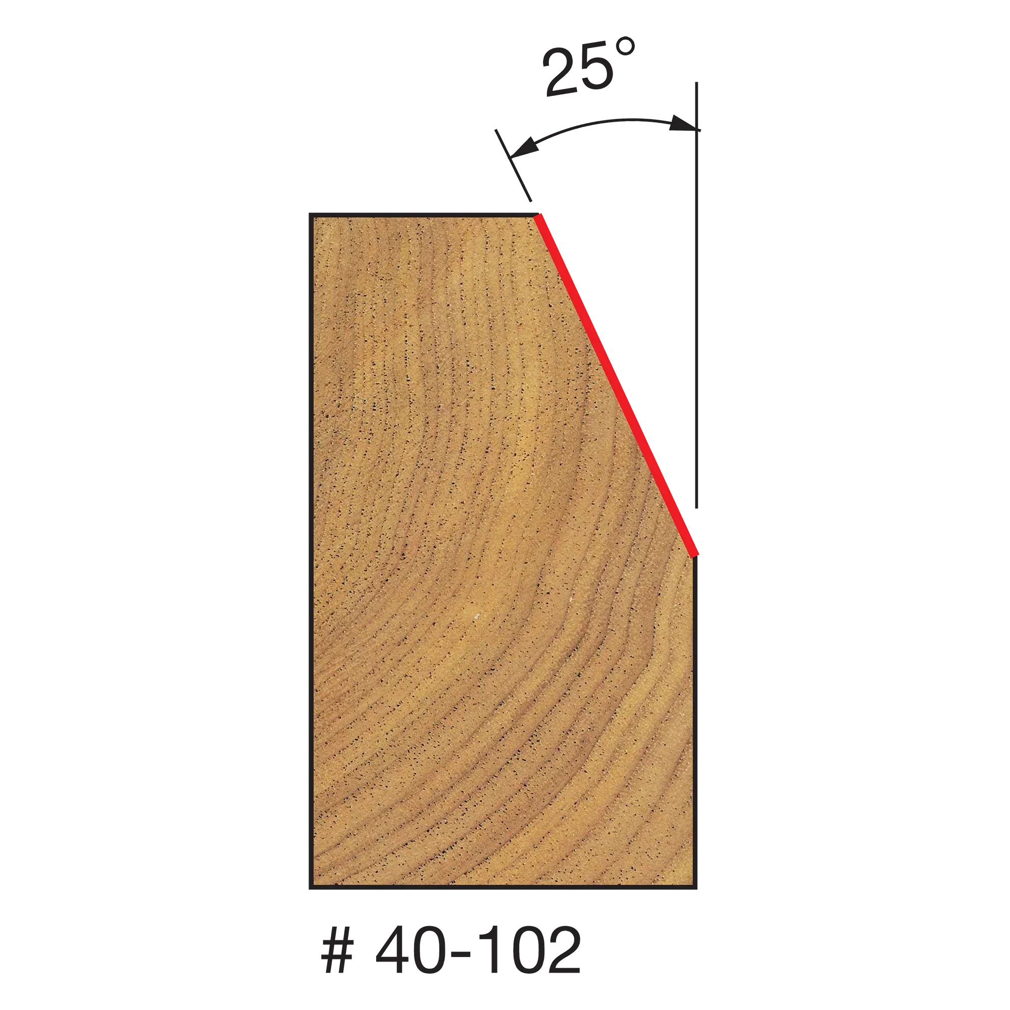 Freud 40-102, 15/16" Chamfer Bit - Image 2