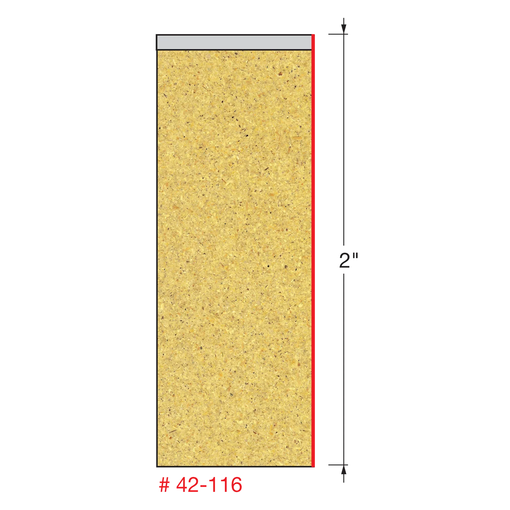 Freud 42-116, Carbide Router Bit - 1/2" x 2" Bottom Bearing Flush Trim Bit (1/2" Shank) - Image 2