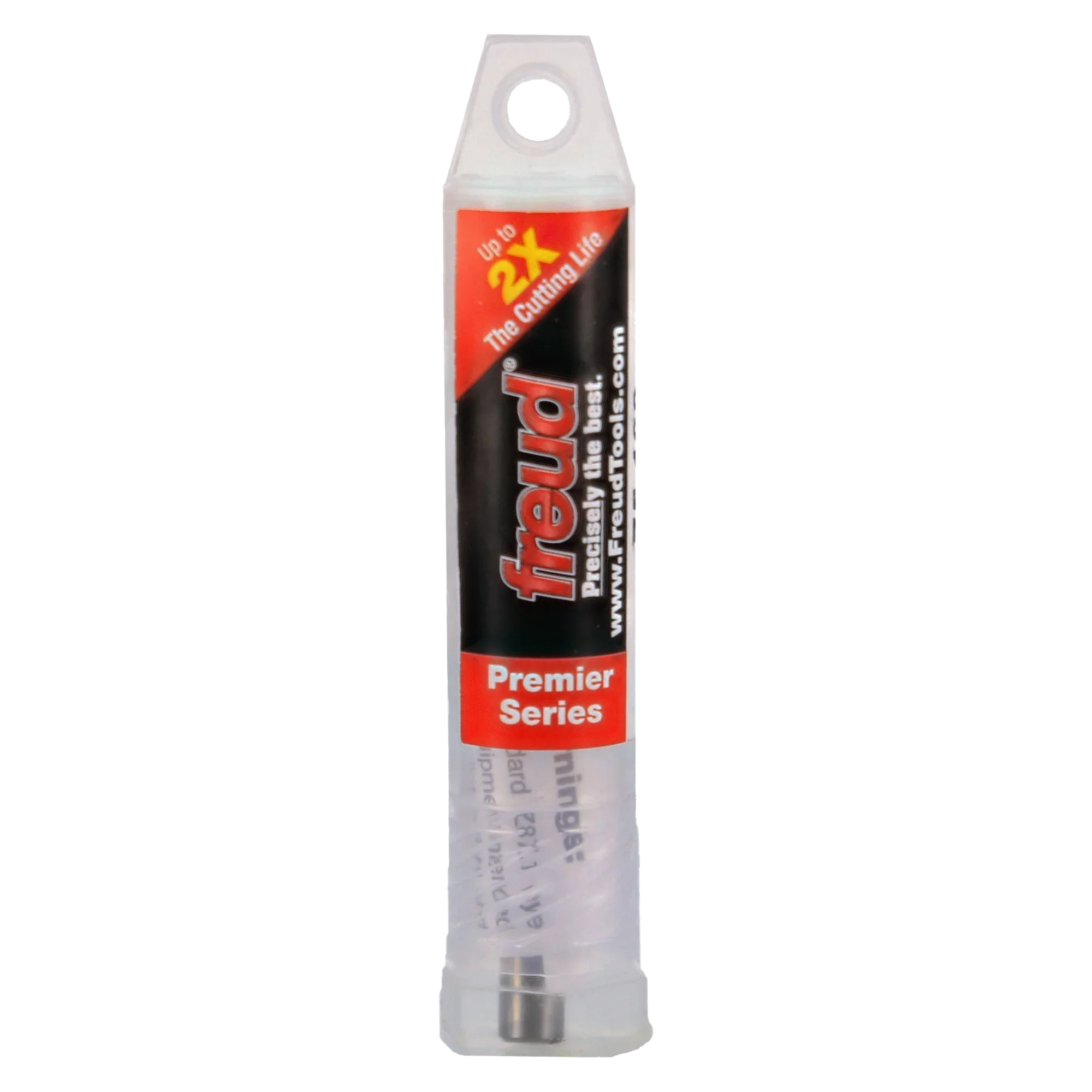 Freud 75-102, Carbide Router Bit - 1/4" x 2-1/2" Up Spiral / Double Flute Router Bit (1/4" Shank) - Image 3
