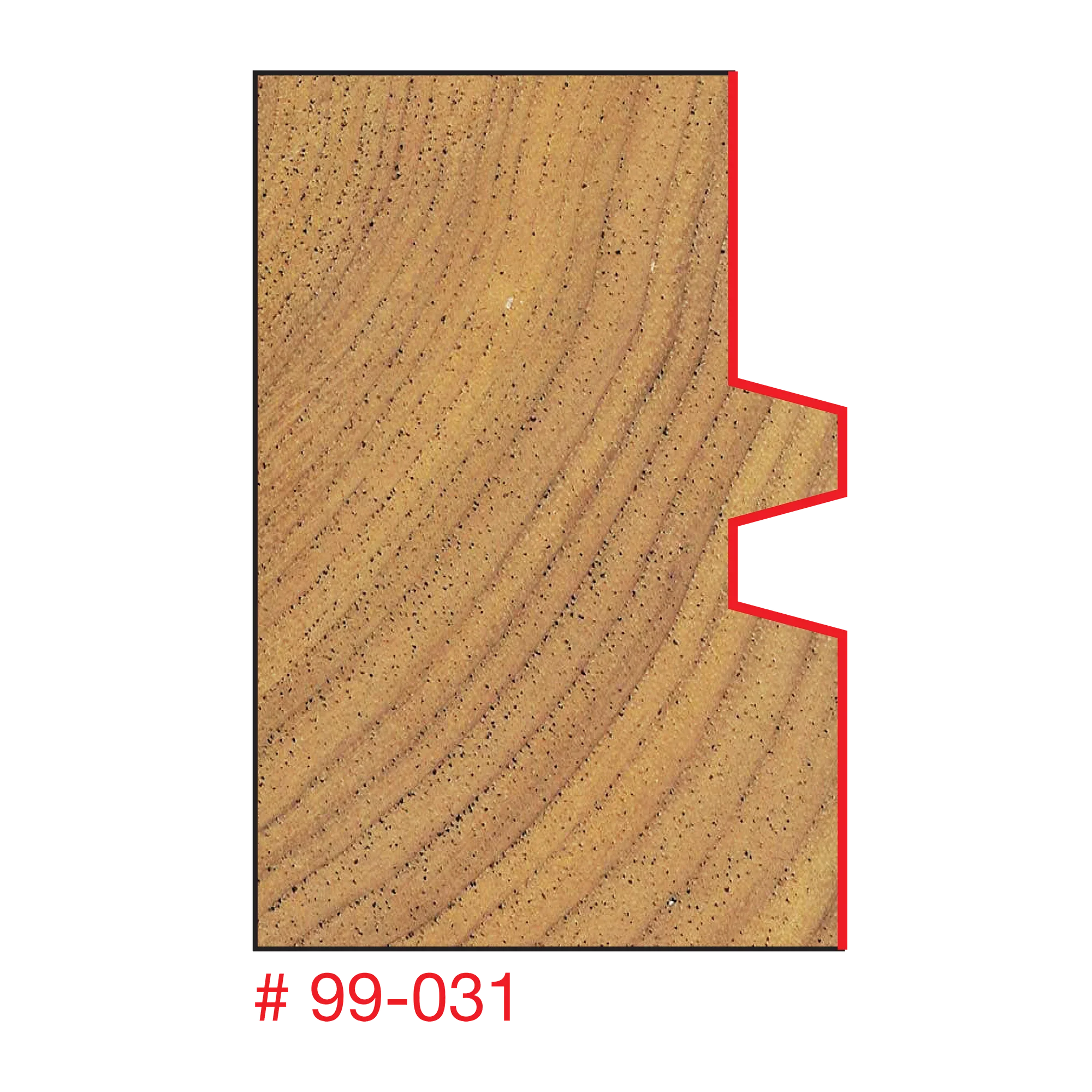 Freud 99-031, Carbide Router Bit - 1-1/2" x 2-3/4" Reversible Glue Joint Bit (1/2" Shank) - Image 2