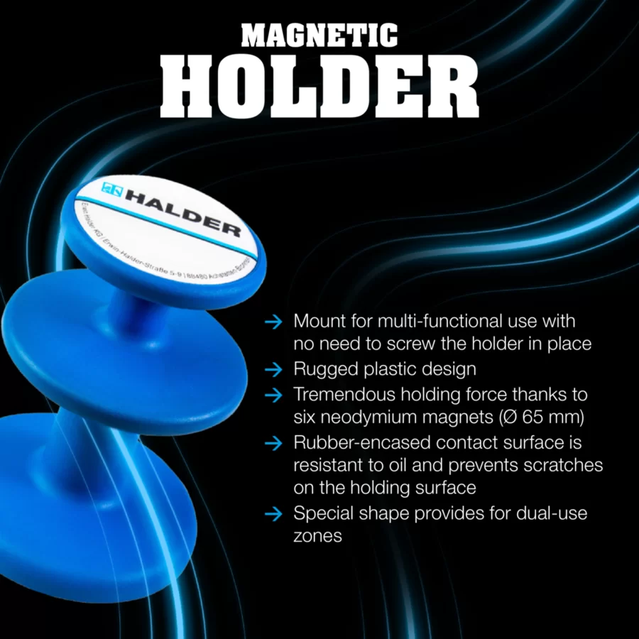 Halder 3026S008, 60mm Simplex Soft-face Mallet, Rubber Composition / Plastic And Magnetic Holder - Image 3