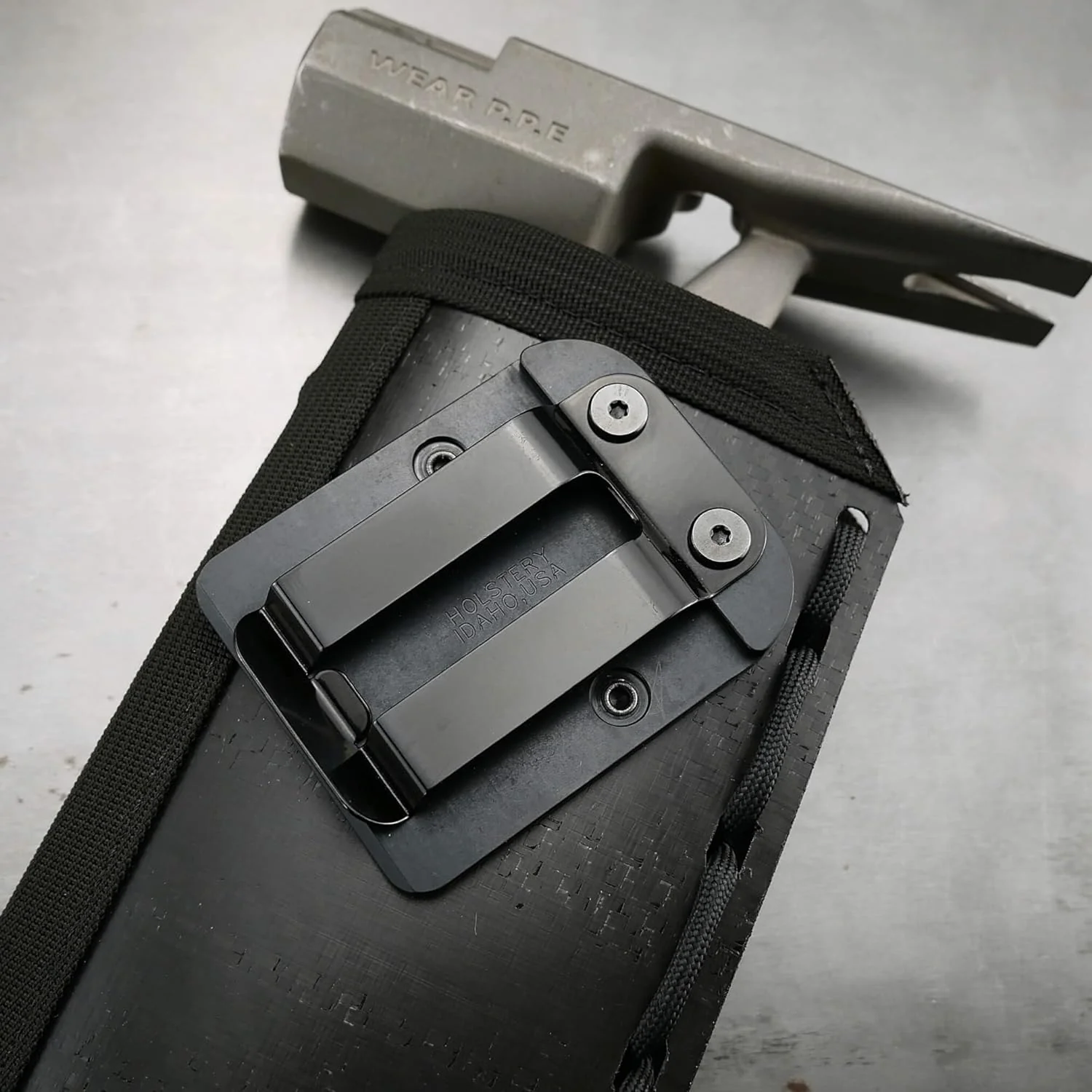 Holstery HLSTR-JOLLY-L, Jolly Roger Left-Clip On Hammer Tool Holster - Image 7