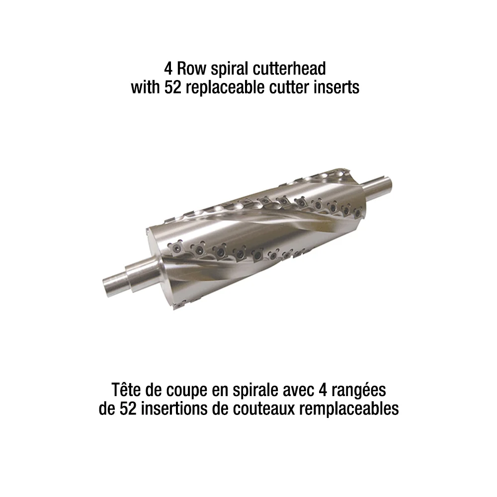 KING Canada KC-125FX-5, 12” Parallelogram Jointer with Spiral Cutterhead - 550V - Image 2