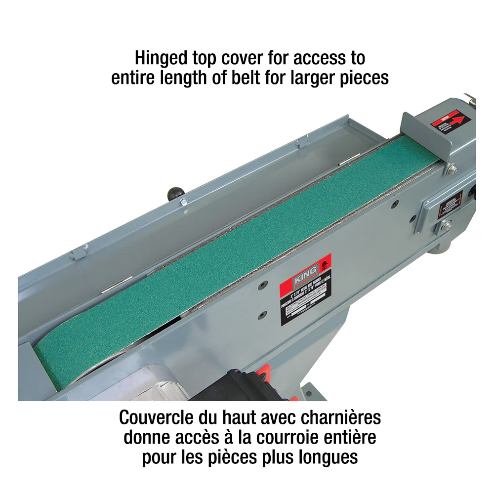 KING Canada KC-379MS, 3" x 79" Metal Belt Sander - Image 2