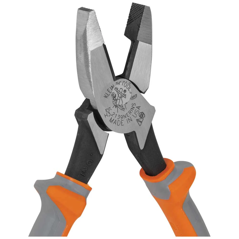 Klein Tools 2139NERINS, Insulated Pliers, Side Cutters, 9-Inch - Image 10