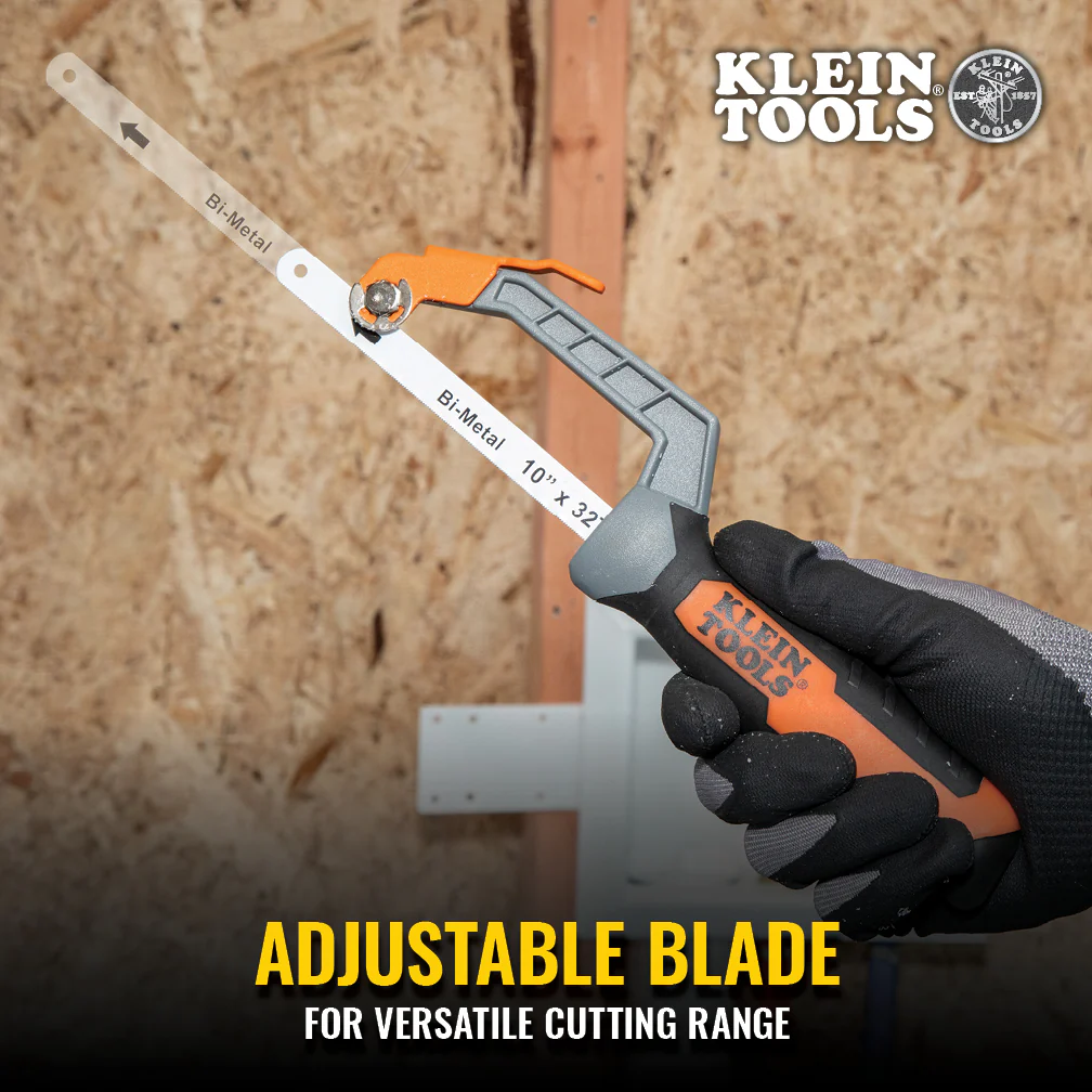 Klein Tools 31432FC, Compact Finish-Cut Hacksaw - Image 4