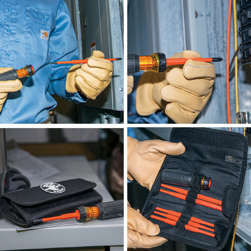 Klein Tools 32288, 8-in-1 Insulated Interchangeable Screwdriver Set - Image 10