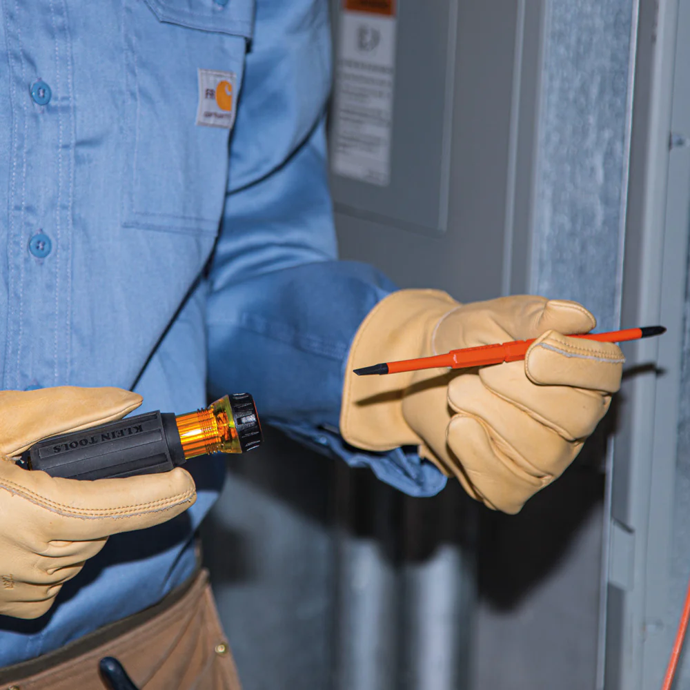Klein Tools 32288, 8-in-1 Insulated Interchangeable Screwdriver Set - Image 5