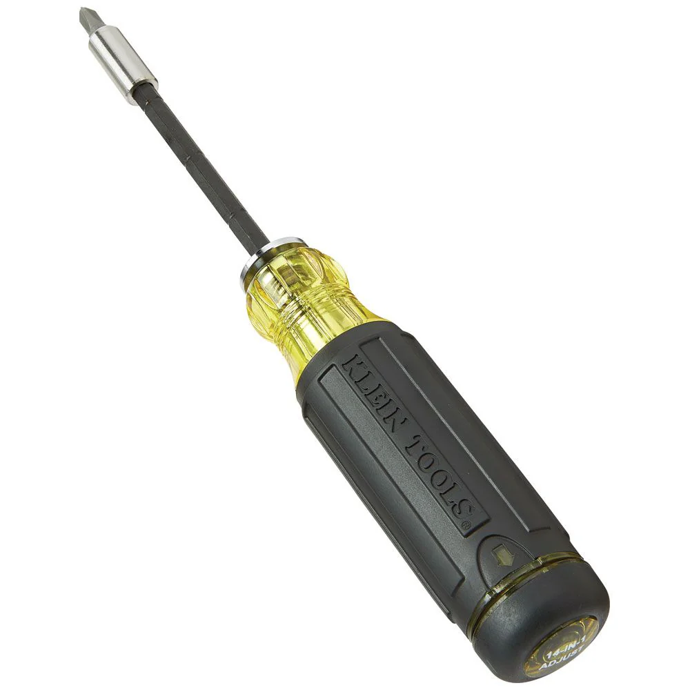 Klein Tools 32303, 14-in-1 Multi-Bit Adjustable Length Screwdriver - Image 2