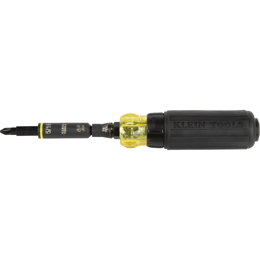 Klein Tools 32500HDRT, 11-in-1 Ratcheting Impact Rated Screwdriver / Nut Driver - Image 4