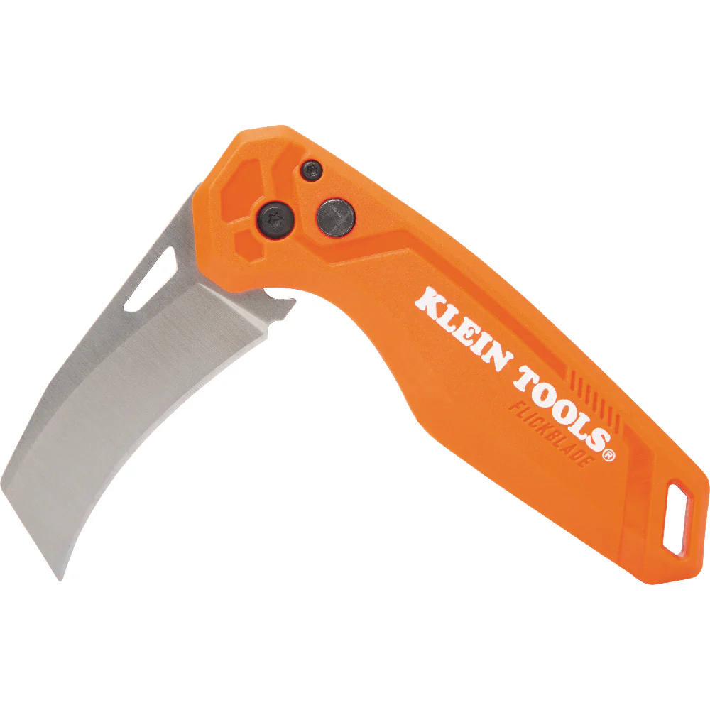 Klein Tools 44321, FLICKBLADE Hawkbill Folding Pocket Knife - Image 2