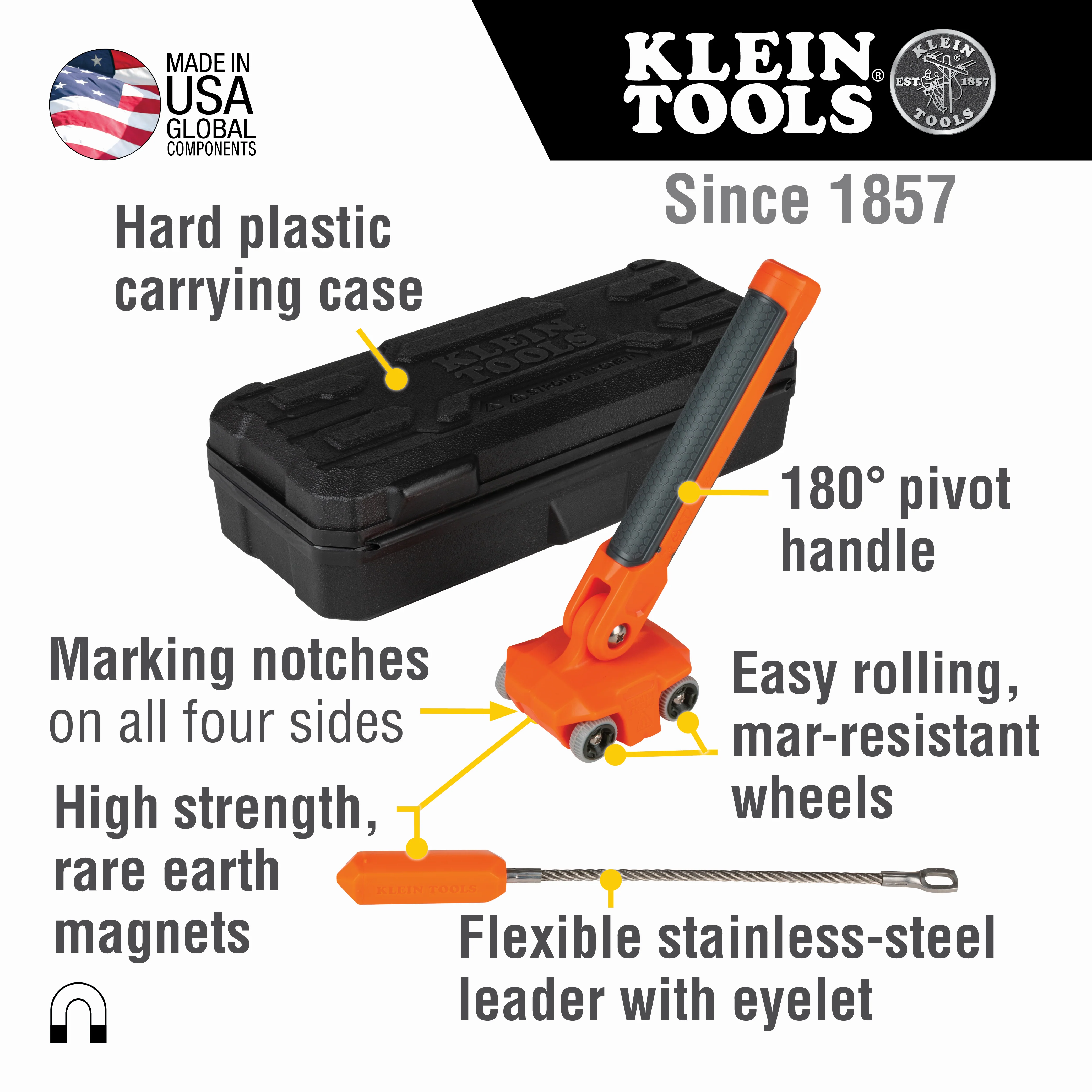 Klein Tools 50611, Magnetic Wire Puller - Image 2