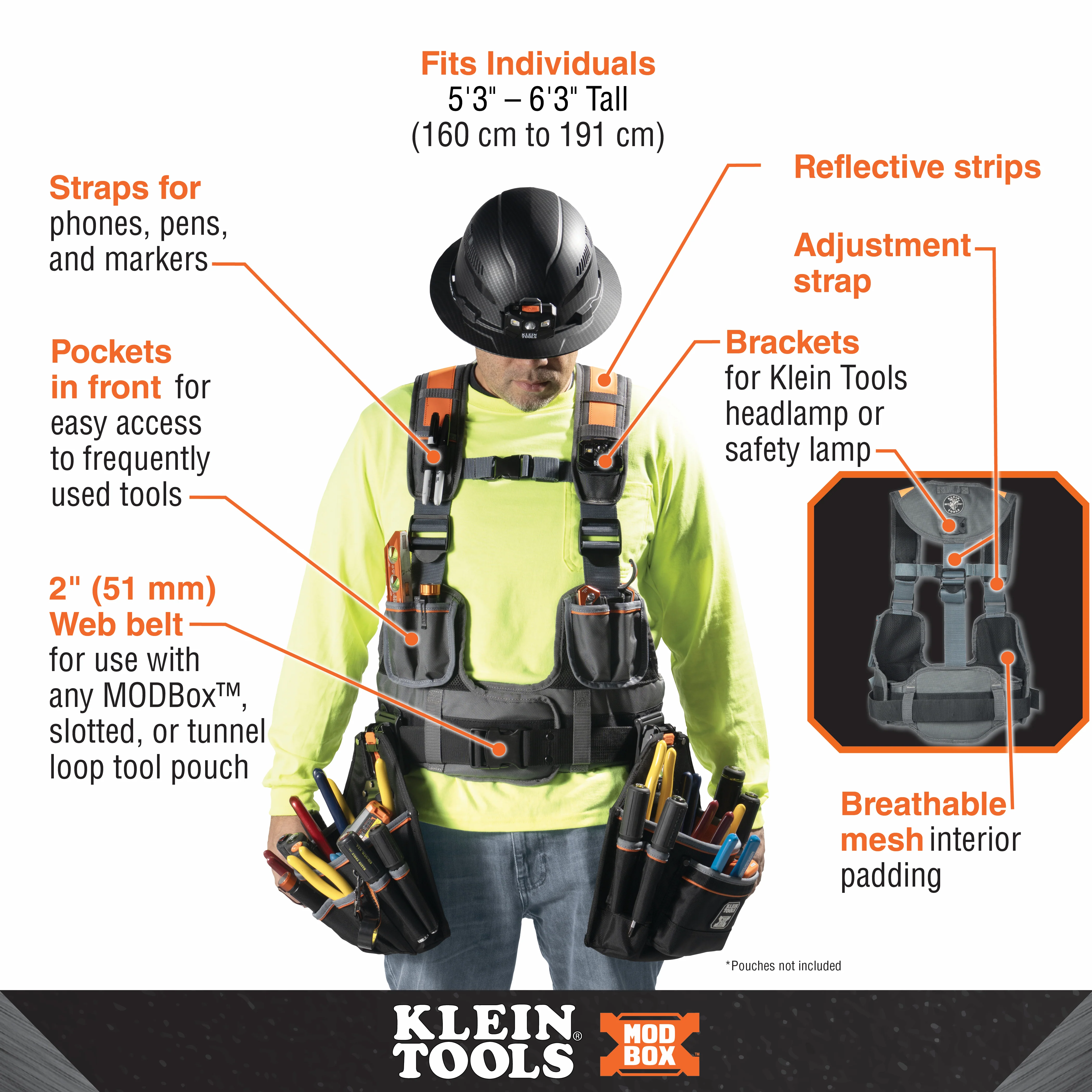 Klein Tools 55829MB, MODbox™ Tool Vest Combo - Image 2