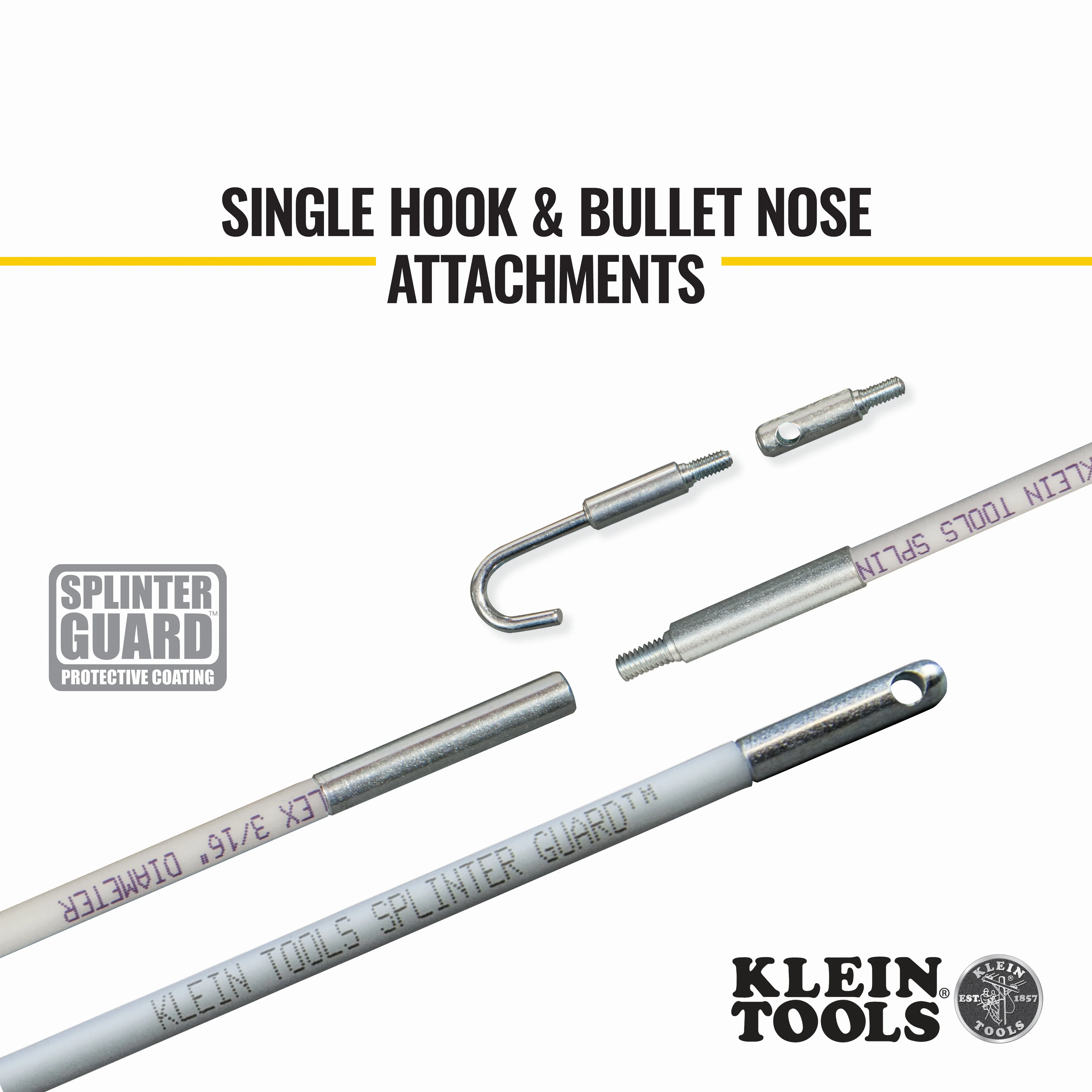 Klein Tools 56409, Mid-Flex Glow Rod Set, 9-Foot - Image 3