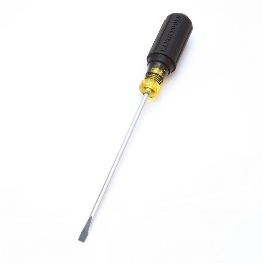 Klein Tools 601-6, 3/16-Inch Cabinet Tip Screwdriver 6-Inch - Image 2