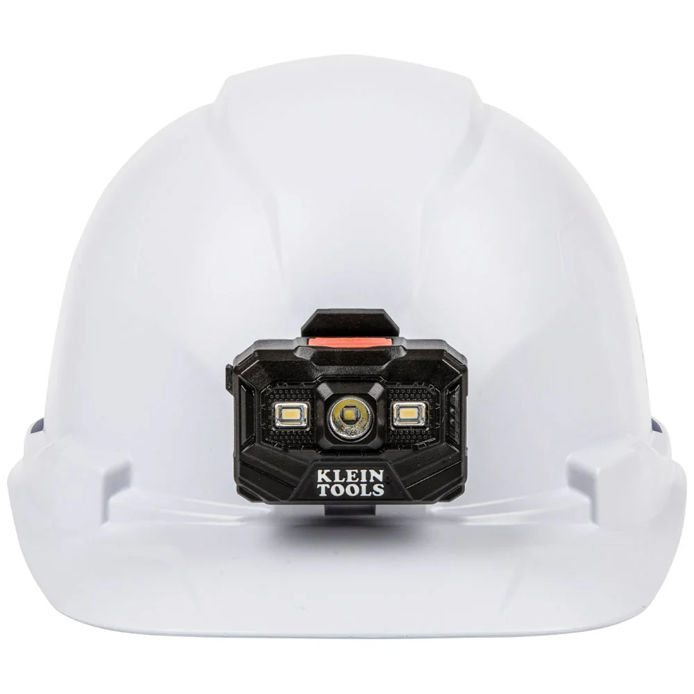 Klein Tools 60107RL, Hard Hat, Non-Vented, Cap Style with Rechargeable Headlamp, White - Image 6