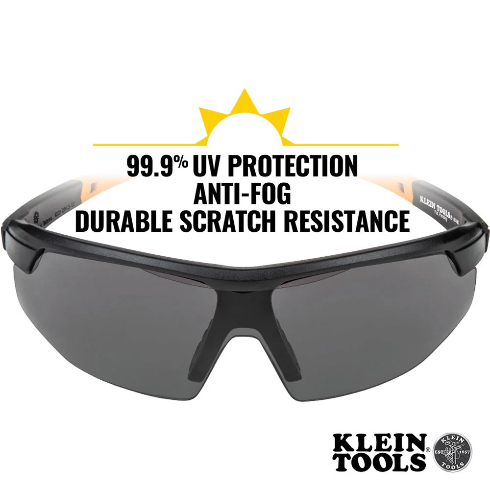 Klein Tools 60160, Standard Safety Glasses, Gray Lens - Image 7