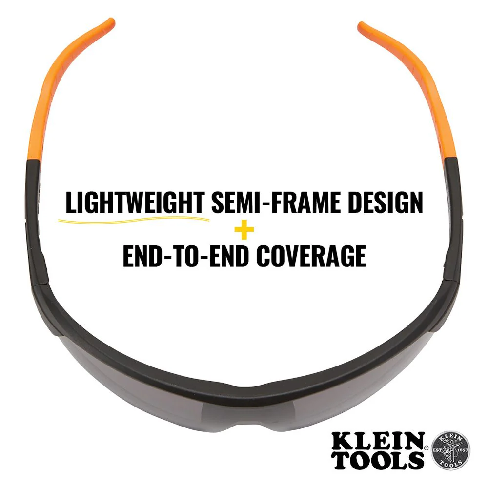 Klein Tools 60160, Standard Safety Glasses, Gray Lens - Image 9
