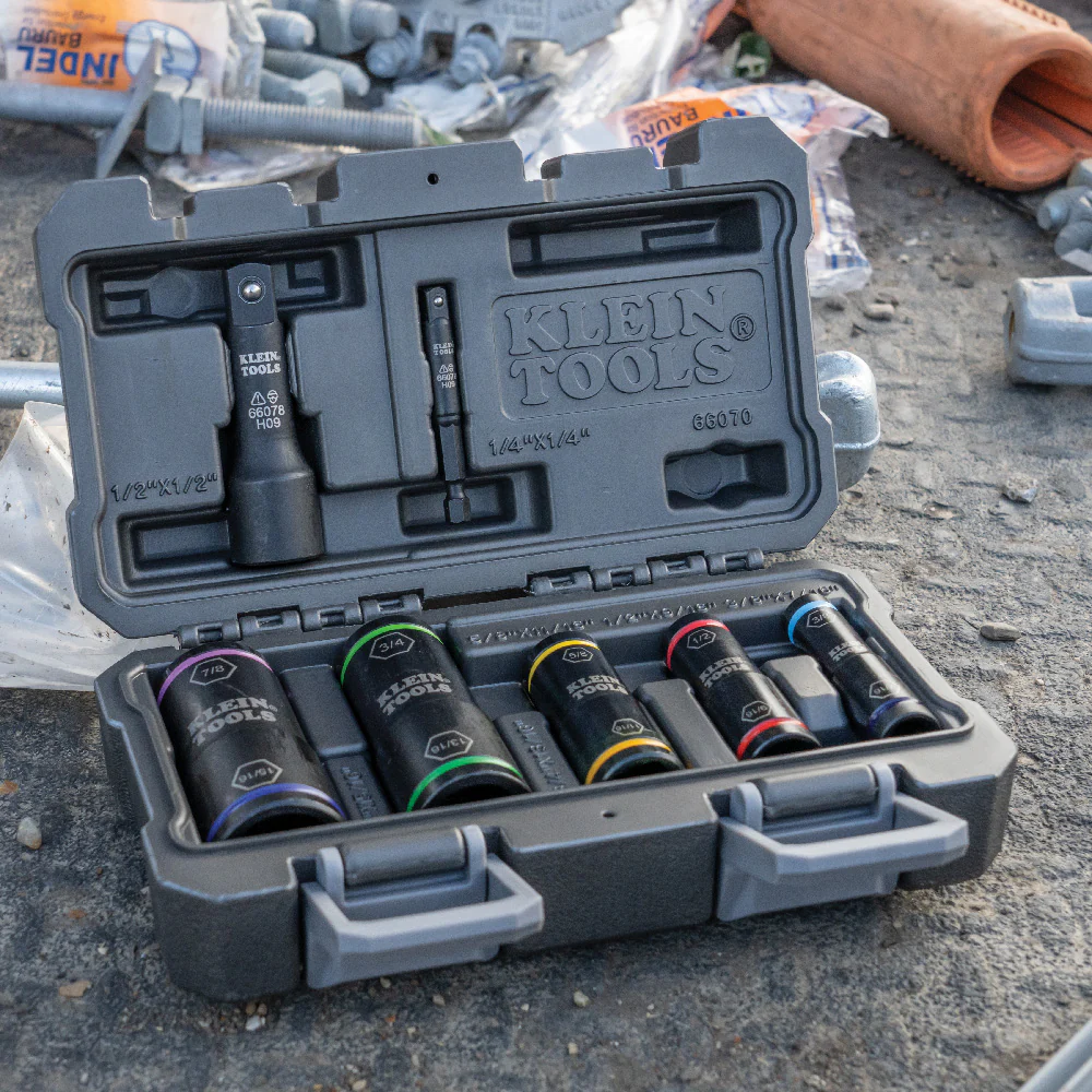 Klein Tools 66070, Flip Impact Socket Set, 7-Piece - Image 6