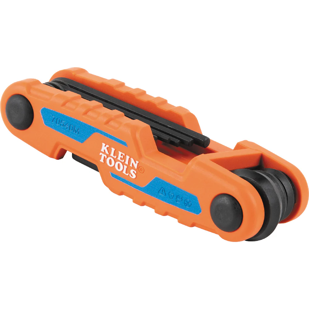 Klein Tools 70542, Compact Folding Hex Key Set, SAE and Metric - Image 9