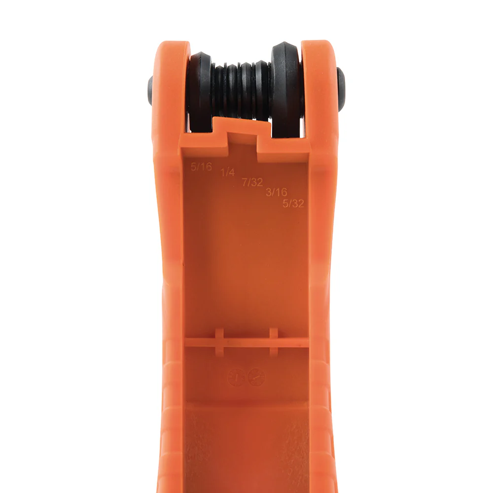 Klein Tools 70550, Pro Folding Hex Key Set, 11-Key, SAE Sizes - Image 3