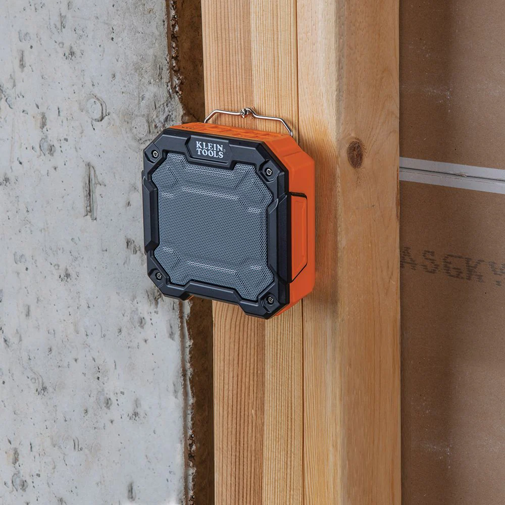 Klein Tools AEPJS3, Bluetooth® Jobsite Speaker with Magnet and Hook - Image 2