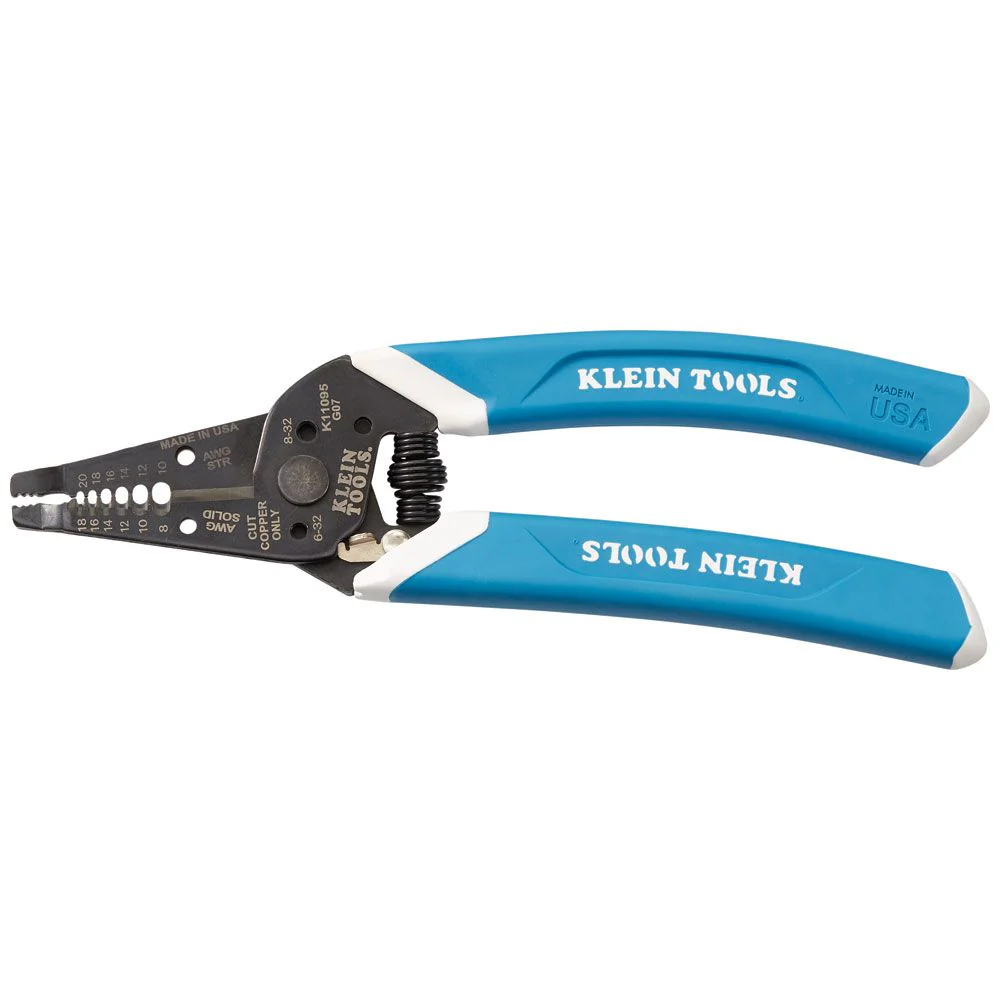 Klein Tools K11095, Klein-Kurve® Wire Stripper / Cutter, 8-20 AWG - Image 2