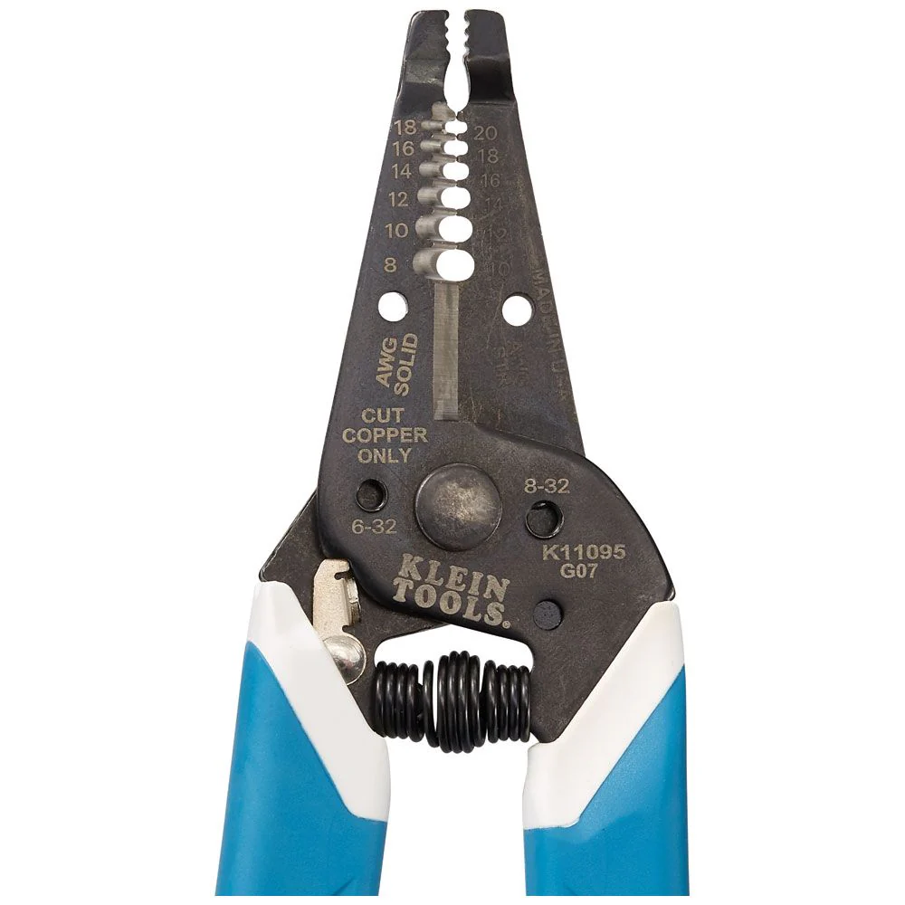 Klein Tools K11095, Klein-Kurve® Wire Stripper / Cutter, 8-20 AWG - Image 3