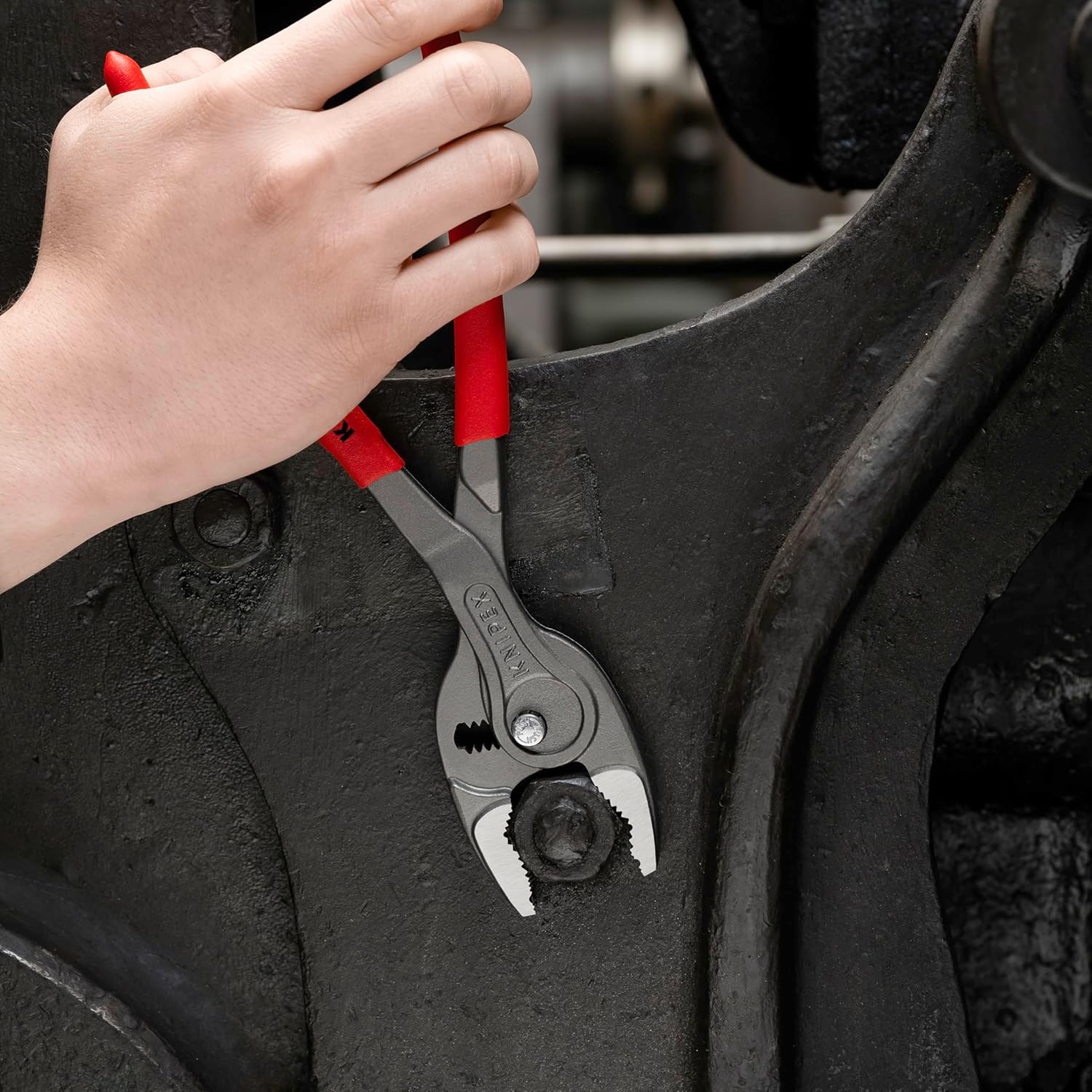 Knipex 00 20 06 US4, 3 Pc TwinGrip Pliers Set, Plastic Dipped (6", 8", 10") - Image 7