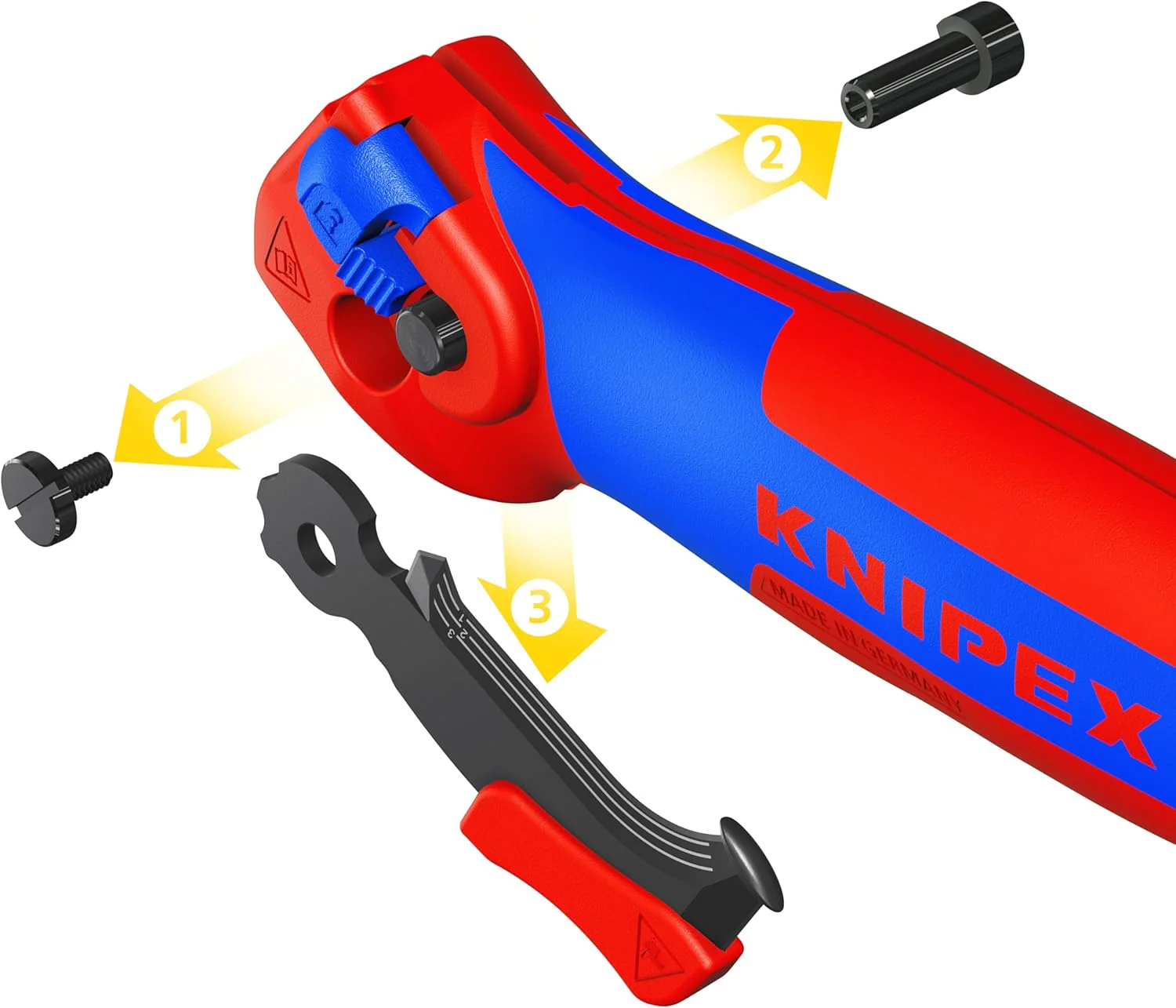 Knipex 16 50 145 SBA, 5 3/4" Ratcheting Knife - Image 6