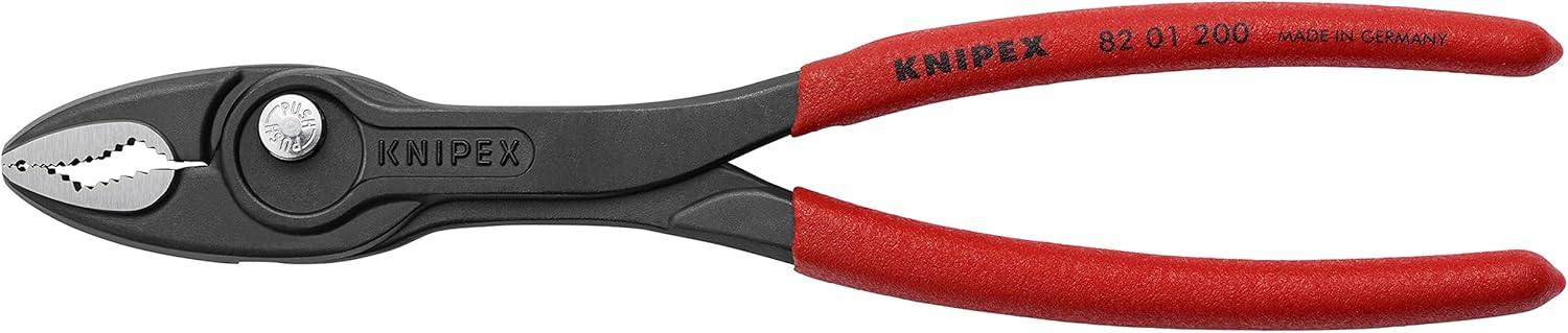 Knipex 82 01 200 SBA, 8" Twin Grip Slip Joint Pliers - Image 2