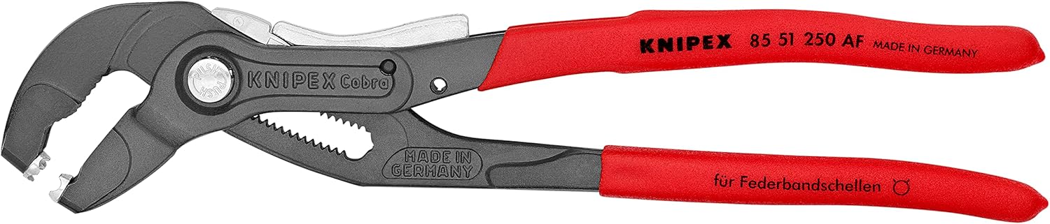 Knipex 85 51 250 AF, Spring Hose Clamp Pliers w/ Lock - Image 4
