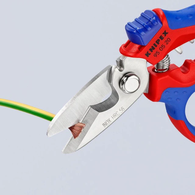 Knipex 95 05 20 US, 6-1/4in Angled Electricians Shears - Image 3