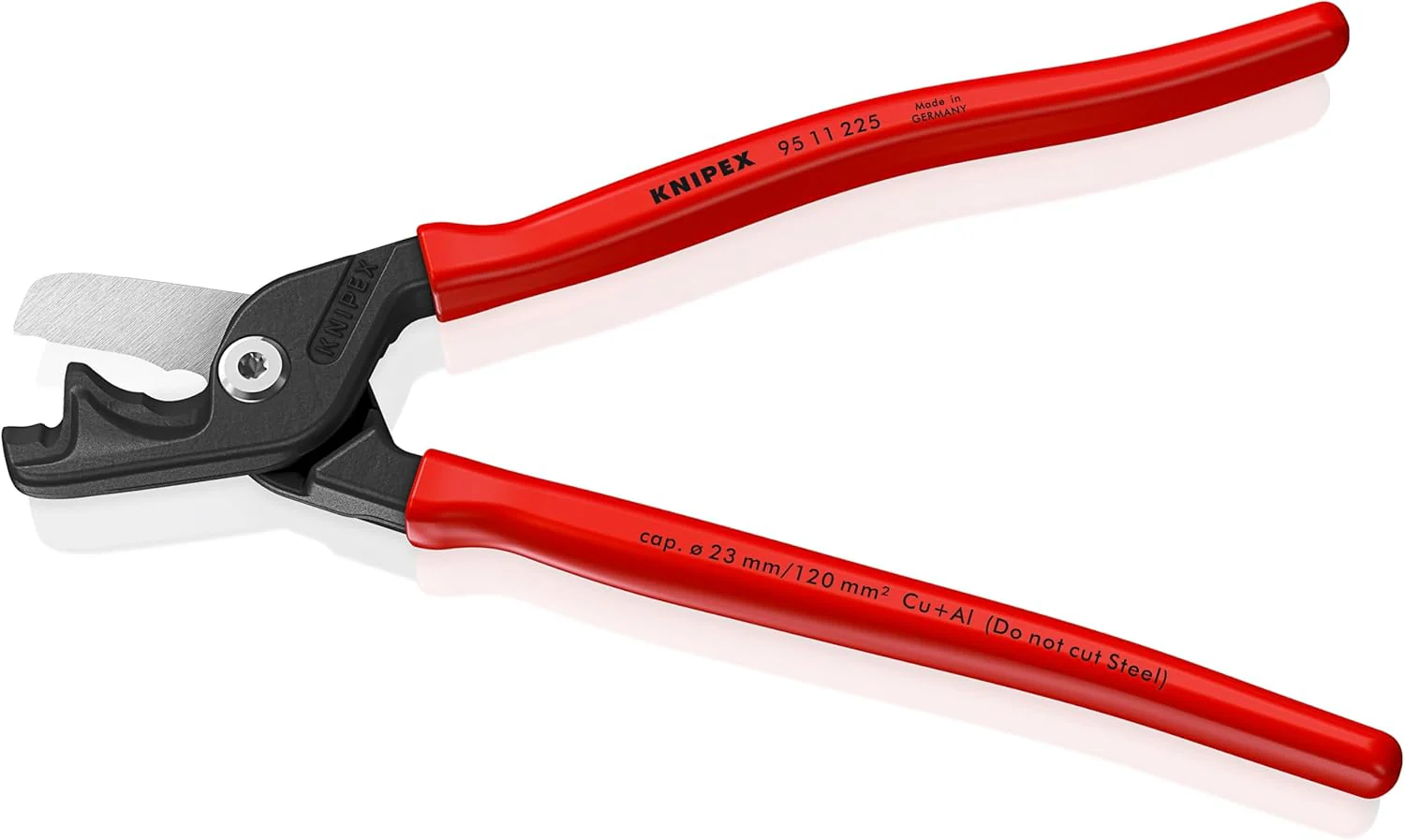 KNIPEX 95 11 225 SBA, 9" StepCut® XL Cable Shears - Image 4