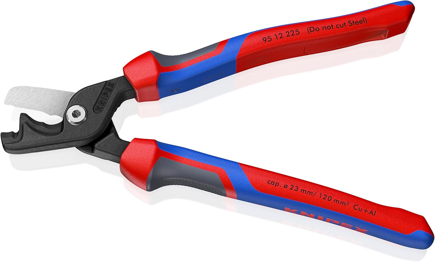 KNIPEX 95 12 225 SBA, 9" StepCut® XL Cable Shears - Image 3