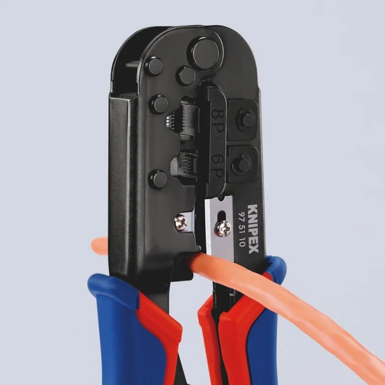 Knipex 97 51 10, Crimping Pliers for Western Plugs - Image 5